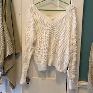 EUC white sweater size XL